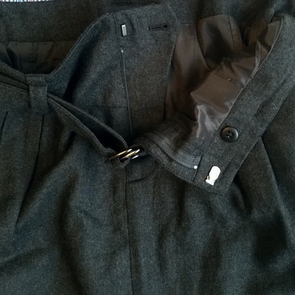 Banana Republic Gray Wool Shirt with Pockets - Picture 4 of 6